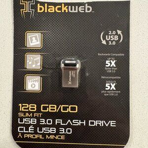 BLACKWEB 128 GB USB 3.0 FLASH DRIVE